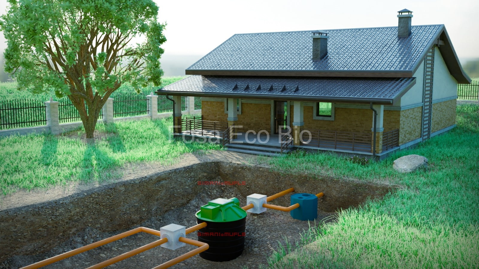 Fosa Septica Eco Bio Imhoff 5 by Gimani & Mufle